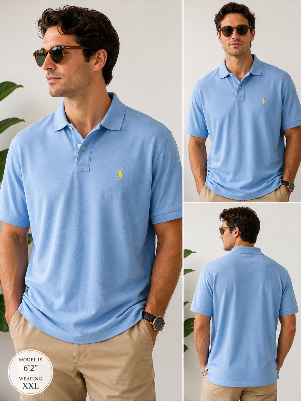 NWT Polo Ralph Lauren Light Blue Polo XXL